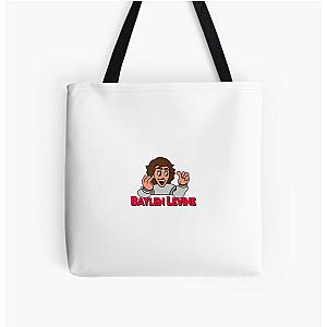 Baylen Levine Bags - baylen levine All Over Print Tote Bag RB1402