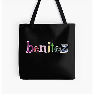 Baylen Levine Bags - Baylen Levine m-erch Rainbow Benitez  All Over Print Tote Bag RB1402