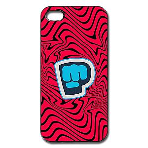 PewDiePie Phone Case - Pewdiepie Logo Brofist Red Wave Phone Case Cover