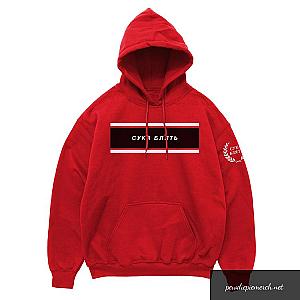 PewDiePie Hoodies - Red Color With Black Background PewDiePie Hoodie PM