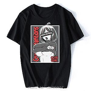 PewDiePie T-Shirts - Cute Girl PewDiePie Black T-Shirt PM