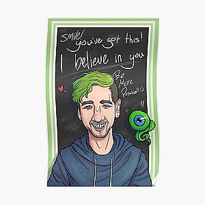 Jacksepticeye Posters - JackSepticEye Motivational Poster Poster RB0107