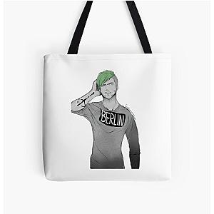 Jacksepticeye Bags - JackSepticeye Berlin All Over Print Tote Bag RB0107