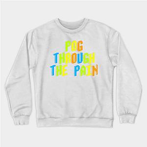 TommyInnit Sweatshirts - Pog Through The Pain Tommyinnit Sweatshirt TP2409