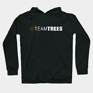 Mr Beast Hoodies - Hashtag Team Trees White Hoodie TP0712