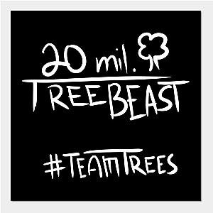 Mr Beast Posters - Hyped 20 Million Tree Beast Teamtrees Poster TP0712