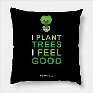 Mr Beast Pillows - Cute Plant Trees Feel Good teamtrees Pillow TP0712