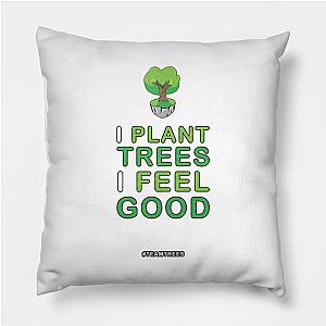 Mr Beast Pillows - Vintage Plant Trees Feel Good teamtrees Pillow TP0712