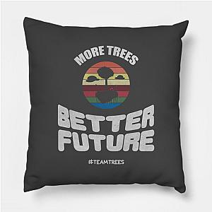 Mr Beast Pillows - Awesome Vintage Floating Tree teamtrees Pillow TP0712