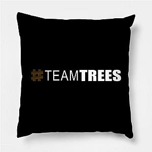 Mr Beast Pillows - Hashtag Team Trees White Pillow TP0712