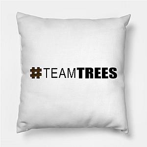 Mr Beast Pillows - Hashtag Team Trees Black Pillow TP0712