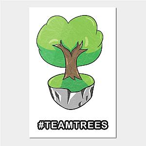 Mr Beast Posters - Awesome Vintage teamtrees Poster TP0712