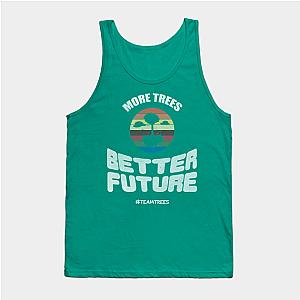 Mr Beast Tank Tops - Awesome Vintage Floating Tree teamtrees Tank Top TP0712