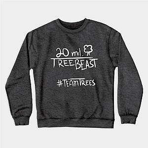 Mr Beast Sweatshirts - Hyped 20 Million Tree Beast Teamtrees Sweatshirt TP0712