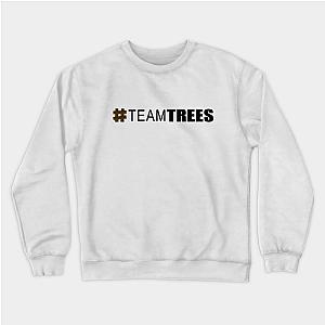 Mr Beast Sweatshirts - Hashtag Team Trees Black Sweatshirt TP0712