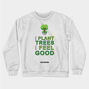 Mr Beast Sweatshirts - Cute Plant Trees Feel Good teamtrees Sweatshirt TP0712