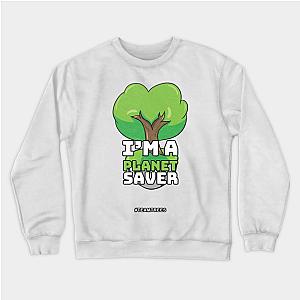 Mr Beast Sweatshirts - Nice Vintage Planet Saver teamtrees Sweatshirt TP0712