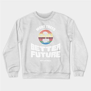 Mr Beast Sweatshirts - Awesome Vintage Floating Tree teamtrees Sweatshirt TP0712