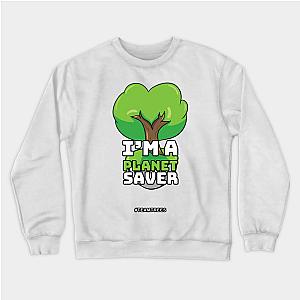 Mr Beast Sweatshirts - Cute Planet Saver Design teamtrees Sweatshirt TP0712