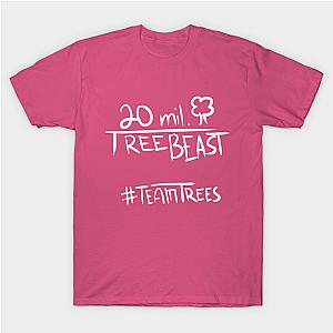 Mr Beast T-Shirts - Hyped 20 Million Tree Beast Teamtrees T-Shirt TP0712