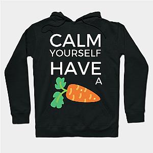 TommyInnit Hoodies - Tommyinnit Calm yourself have a carrot Hoodie TP2409