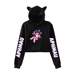 Aphmau Hoodies - Aphmau Print Cat Cropped Hoodie