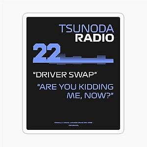 Driver Swap  Yuki Tsunoda F1 Team Sticker