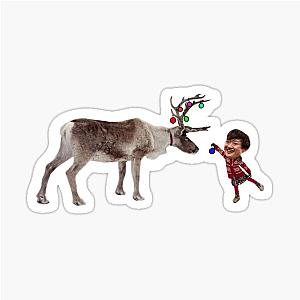 Yoki Tsunoda and Reindeer Sticker