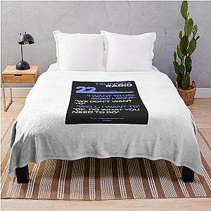 I Want to Use a Front Yuki Tsunoda F1 Radio Team Throw Blanket