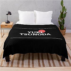 Yuki Tsunoda F1 Racing Throw Blanket
