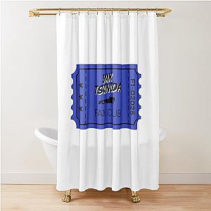 Yuki Tsunoda Fan Club Ticket Shower Curtain
