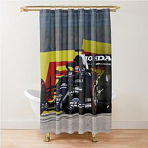 Wallpaper Yuki Tsunoda Shower Curtain