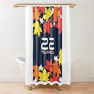 F1 2024 Yuki Tsunoda Shower Curtain