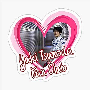 Yuki Tsunoda Fan Club Sticker