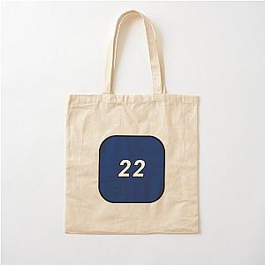 Yuki Tsunoda simple alpha square Cotton Tote Bag
