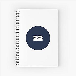 Yuki Tsunoda 22 Alpha Tauri Circle Spiral Notebook