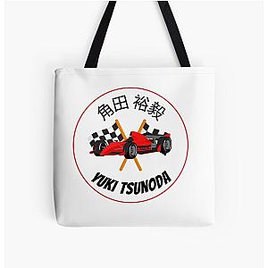 Yuki Tsunoda F1 Racing Tote Bag