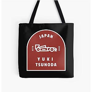 Yuki Tsunoda F1 Racing Tote Bag
