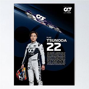 F1 Yuki Tsunoda Poster