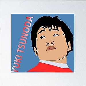 Yuki Tsunoda poster illustration
