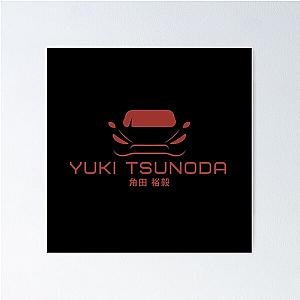Yuki Tsunoda F1 Racing Poster