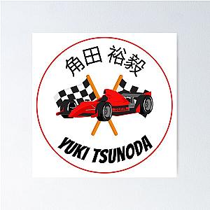 Yuki Tsunoda F1 Racing Poster