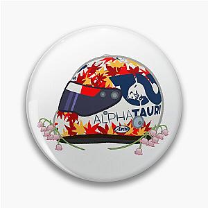 Yuki Tsunoda 2023 Helmet Design with Flowers