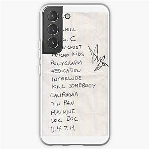 Original &amp; Signed YUNGBLUD tour setlist  Samsung Galaxy Soft Case RB0208