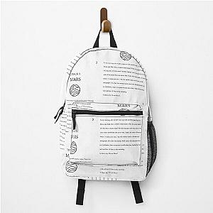 Mars YungBlud Lyrics Backpack RB0208