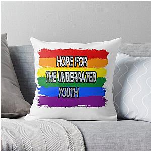 hope for the underrated youth yungblud rainbow edition Throw Pillow RB0208