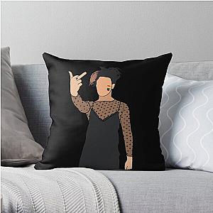 Yungblud in a dress Throw Pillow RB0208
