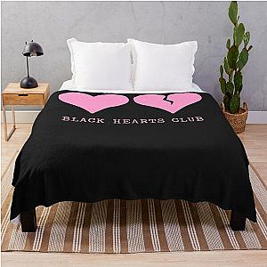Best seller yungblud black hearts club merchandise Throw Blanket RB0208