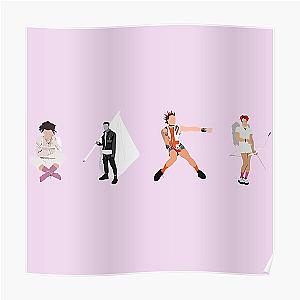 YUNGBLUD color block Poster RB0208