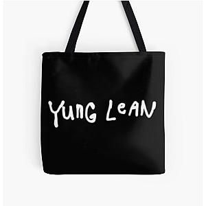 Yung Lean Bags - Yung Lean Sadboys text logo All Over Print Tote Bag RB3101